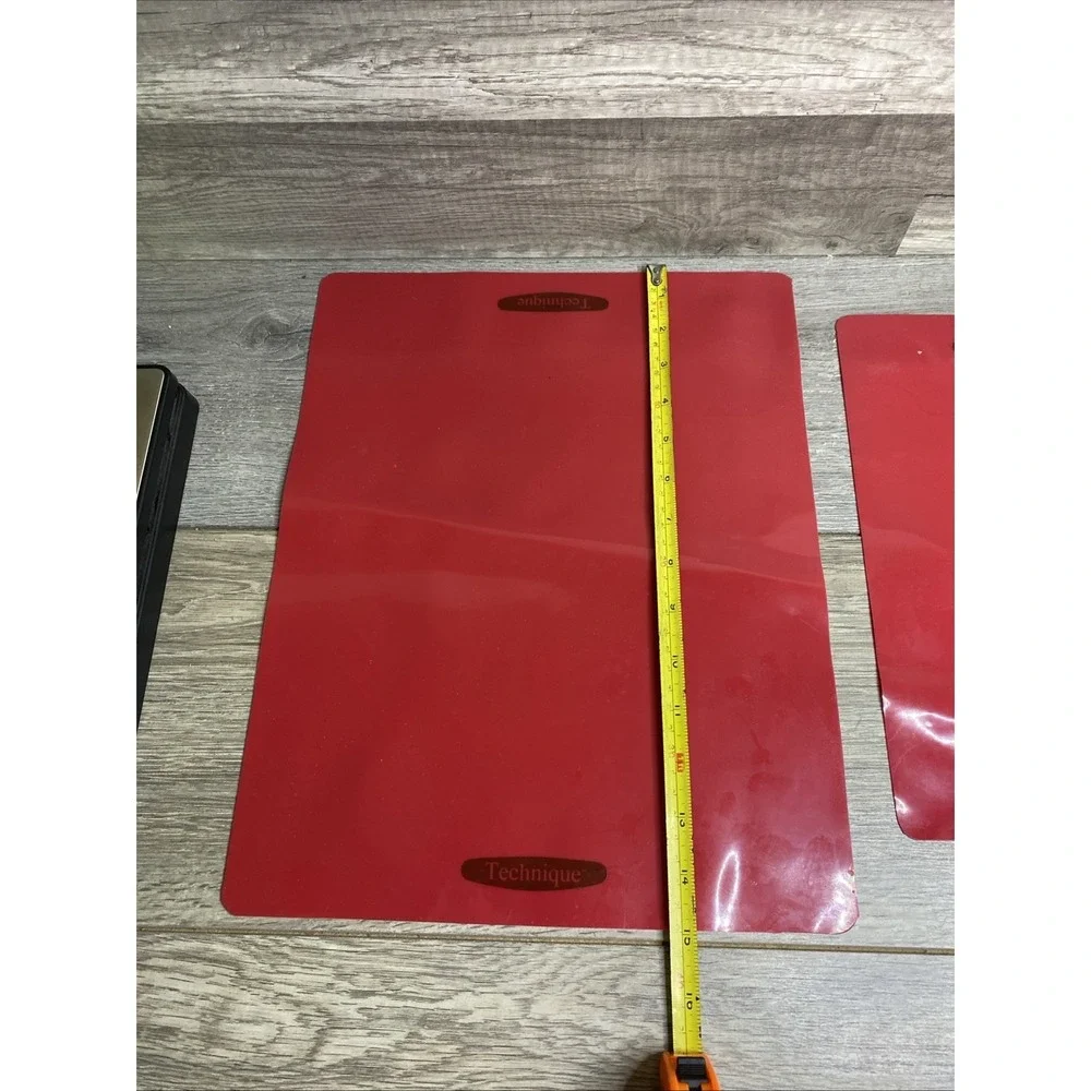 Technique Red Flexible Cutting Mats Set of 2 Non-Slip Kitchen Chopping Boards